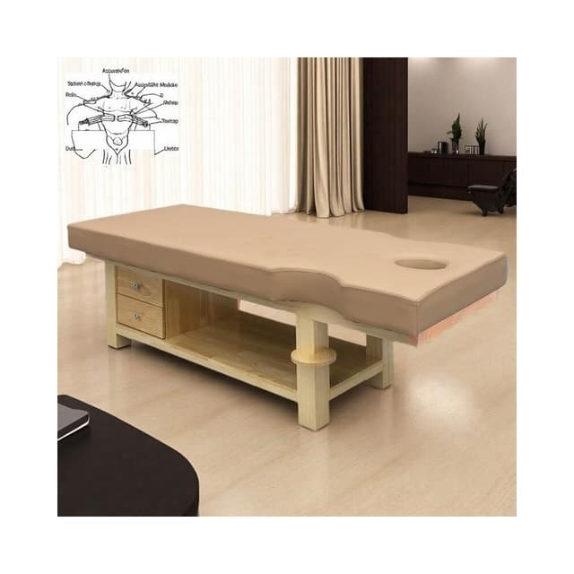 實木美容床美容院專用帶洞盲人推拿按摩床診療中醫正骨針灸理療床