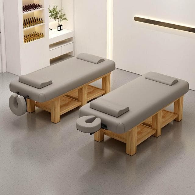 實木乳膠美容床高檔美容院專用泰式SPA床推拿床理療床全身按摩床