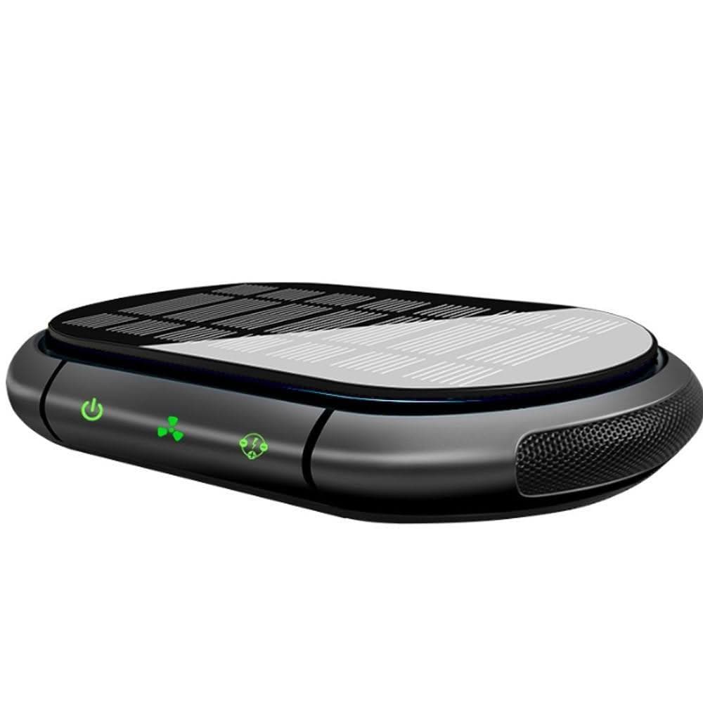 太陽能車載空氣清淨機 負離子汽車淨化器 智慧檢測 HEPA濾網 靜音除異味/甲醛/除PM2.5 小型USB車用