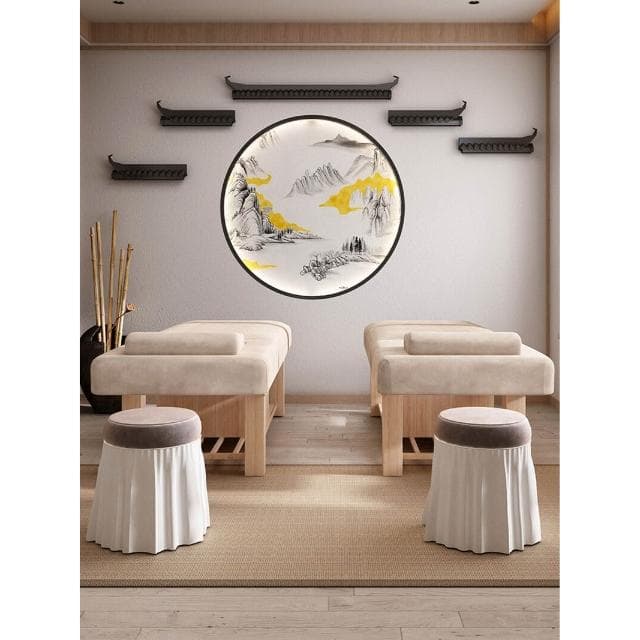 實木美容床美容院專用spa按摩推拿床采耳中醫理療床美睫紋繡艾灸