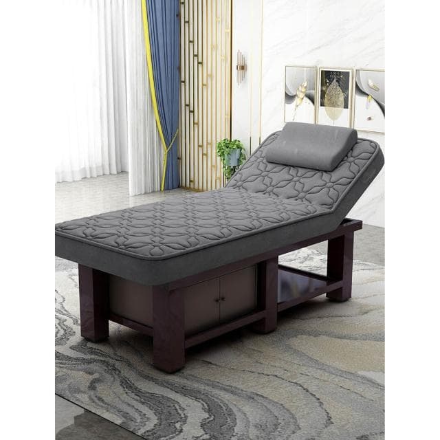 乳膠美容床美容院專用推拿按摩理療床美體紋繡美睫帶洞加固多功能