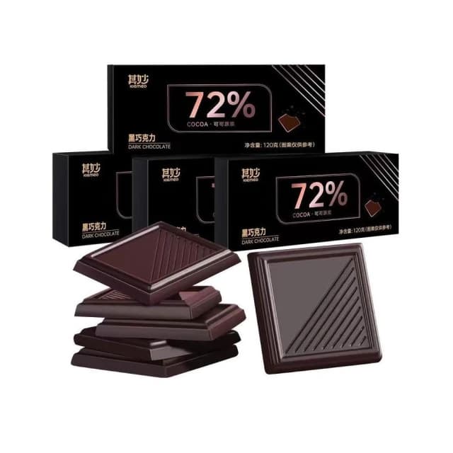 100％黑巧克力 無蔗糖 純可可脂禮盒裝送女友小零食情人節禮物 俄羅斯風味零食