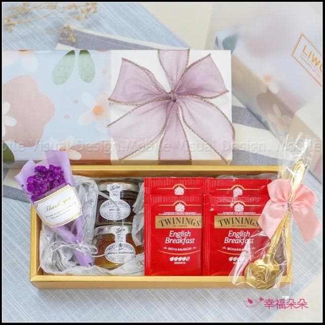  g2553 時光花語午茶長型禮盒(附提袋) 生日禮物 情人節禮物 聖誕禮物 伴娘禮 婚禮禮物 交換禮物 Tiptree