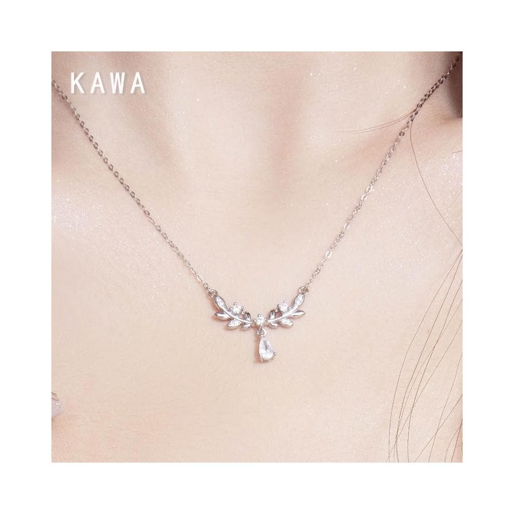 KAWA 七夕特賣 麥穗女神 S999 純銀項鏈 項鏈銀鏈 麥穗項鍊 銀項鍊 女生項鏈 銀飾項鍊 情人節禮物 37Q