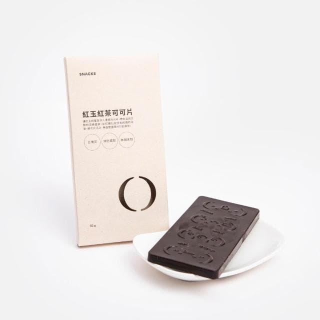 【HOLA】黑巧風味可可片65g紅玉紅茶