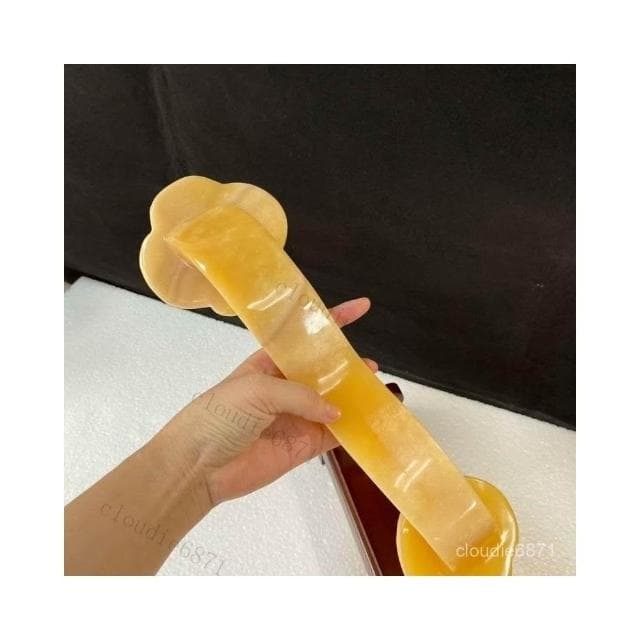 擺件 招財進寶  玉巧玲瓏天然玉石擺件玉如意阿富汗玉石家居飾品喬遷開業禮品禮物