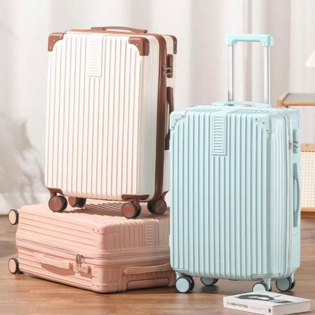 嚴選品質行李箱 20吋登機箱 拉鏈款 復古行李箱 28吋行李箱 靜音萬向輪 拉桿箱 