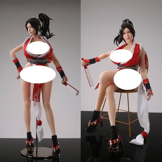 御宅公仔 不知火舞 65cm動漫二次元手辦 可動玩偶 pu頭雕 鉑金矽膠素體含cos服支架大全套送男生生日禮物gk模型