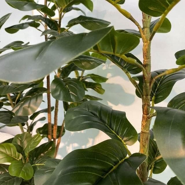 百信百貨 免運 盆栽植物北歐綠植仿真樹盆景室內客廳裝飾擺件落地風琴葉榕大型假