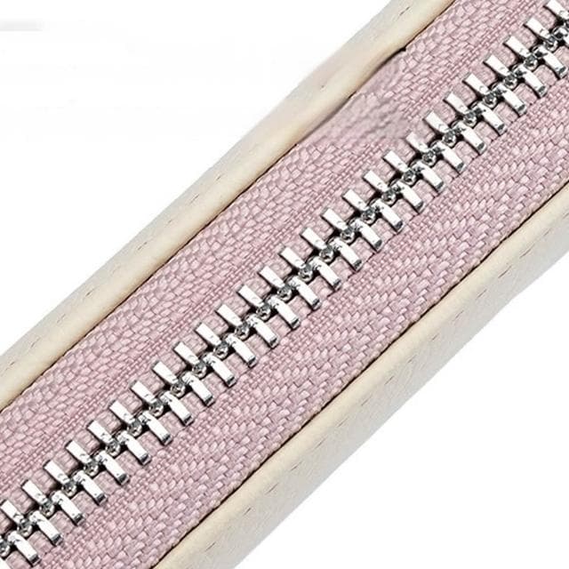 【MoonDy】三色拉鍊錢包 長夾 錢包 多卡位 大容量 長款錢包 真皮手拿包