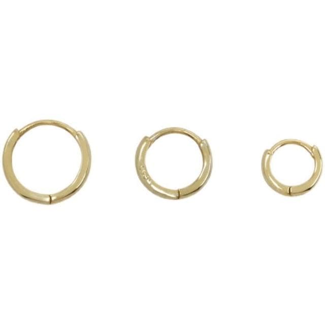 耳環銀圈圈耳環女潮睡覺免摘韓國冷淡風氣質小巧百搭耳圈耳扣輕盈精緻輕奢高級韓國不過敏看不膩超閃耳環耳飾飾品配禮服百搭禮物