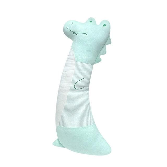 純棉鳄魚長條枕兒童房床上睡覺夾腿可愛抱枕送男孩生日禮物抱睡 da329318