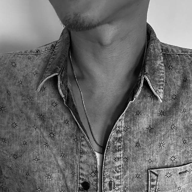 【CReAM】Nash鈦鋼立體方塊蛇練中性男性男項鍊(生日 禮物 送禮 禮盒)