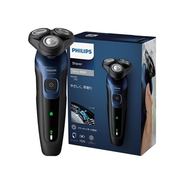 【Philips 飛利浦】 電動刮鬍刀 5000系列 男性用 S5445/03 黑色 日版
