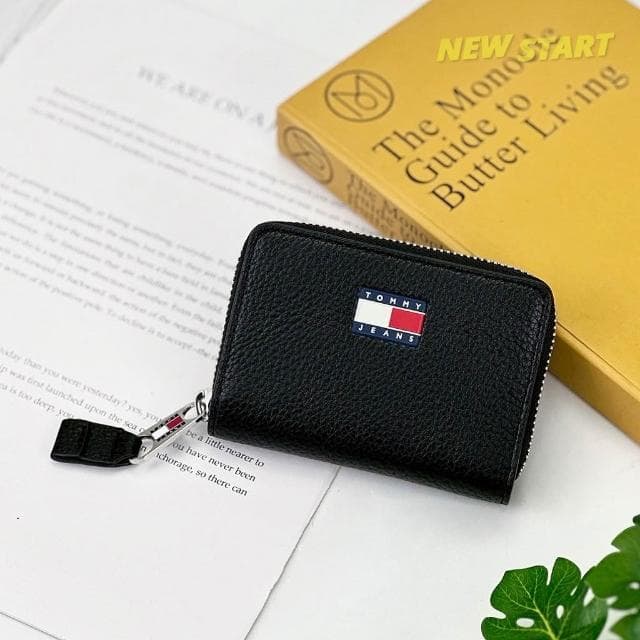 現貨 Tommy Jeans 經典國旗 荔枝紋 拉鍊 零錢包