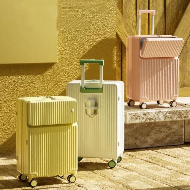 20吋前開式行李箱 28吋旅行箱 多功能行李箱 登機箱 商務型拉桿箱  輕量行李箱