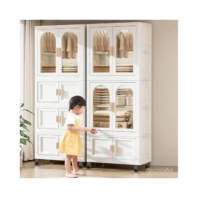 免運   免安裝寶寶衣櫃小孩臥室多層收納櫃嬰兒小衣櫥傢用簡易收納儲物櫃窄縫收納櫃 縫隙收納櫃 櫃子