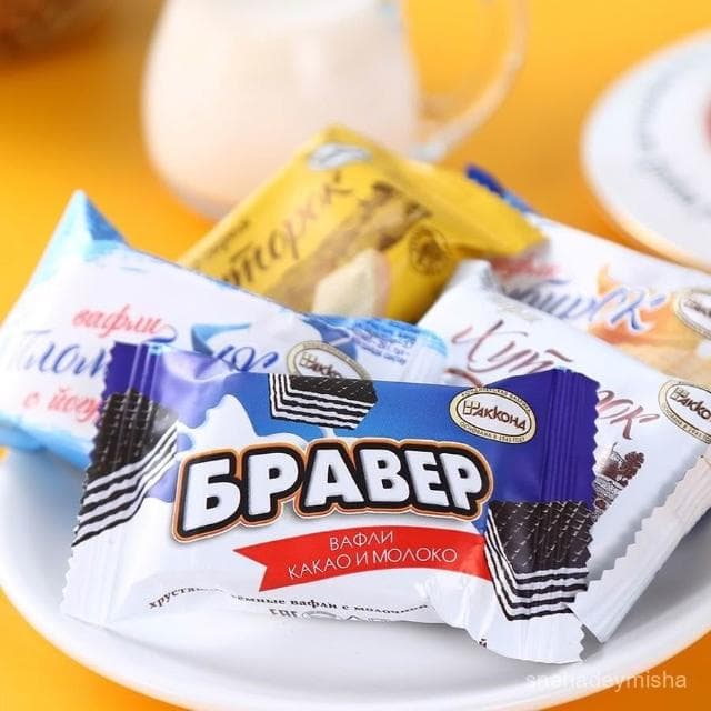 【可嘉優選】俄羅斯威化餅幹進口阿孔特牌菲利莫小農莊冰淇淋巧克力奶酪零食品中秋節中秋節禮盒中秋節中秋節禮