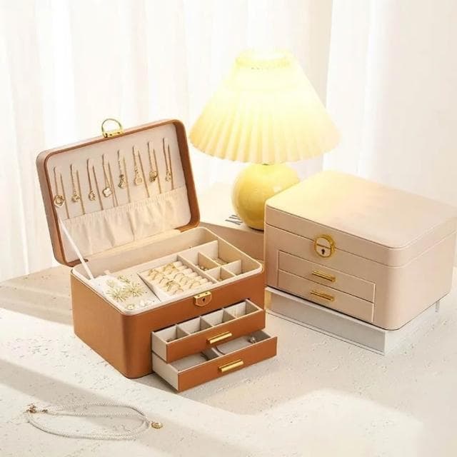 首飾收納盒耳釘耳飾珠寶耳環項鏈珠寶首飾收納盒