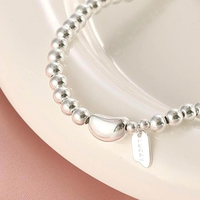 【LEESA】純銀手鍊\銀珠手鍊\日系手鍊\韓國手鍊\氣質手鍊\手鍊\手環\串珠手鍊\閨蜜手鍊\氣質個性\女生禮物