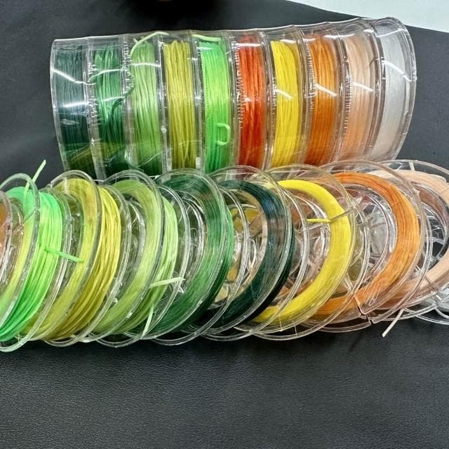 TW新款優惠TW新款優惠#優質扁絲水晶彈力綫佛珠文玩珠寶彈力繩高彈力牛筋串珠手鏈鬆緊綫