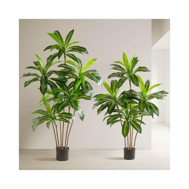 【未晚家居館】 大型落地仿真綠植高級感巴西木盆栽家居室內裝飾仿真樹龍血樹植物