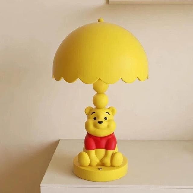 維尼小熊房間臥室床頭燈裝飾臺燈小夜燈氛圍燈搬家生日送禮