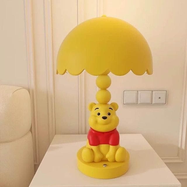 維尼小熊房間臥室床頭燈裝飾臺燈小夜燈氛圍燈搬家生日送禮