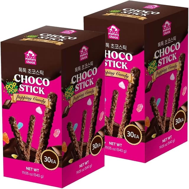 5Cgo🏆Mamas Choice跳跳糖巧克力棒18公克X30支/盒 X2盒#909333-303