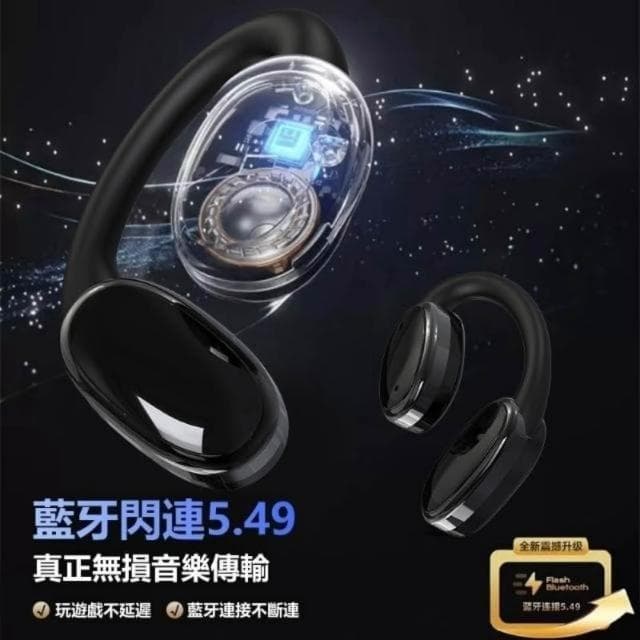 🔥臺灣出貨🔥 無線藍芽耳機 耳夾式藍芽無線耳機 無線耳機 耳骨傳導藍牙耳機 開放式運動耳機 藍牙耳機 降噪 夾耳式藍