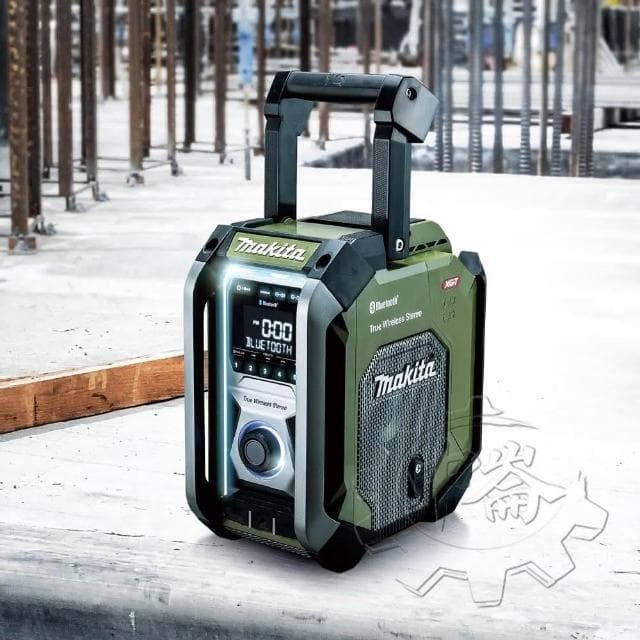 【MAKITA 牧田】藍芽手提收音機 MR006G MR006 藍芽音響 揚聲器 軍綠色 露營 中崙五金