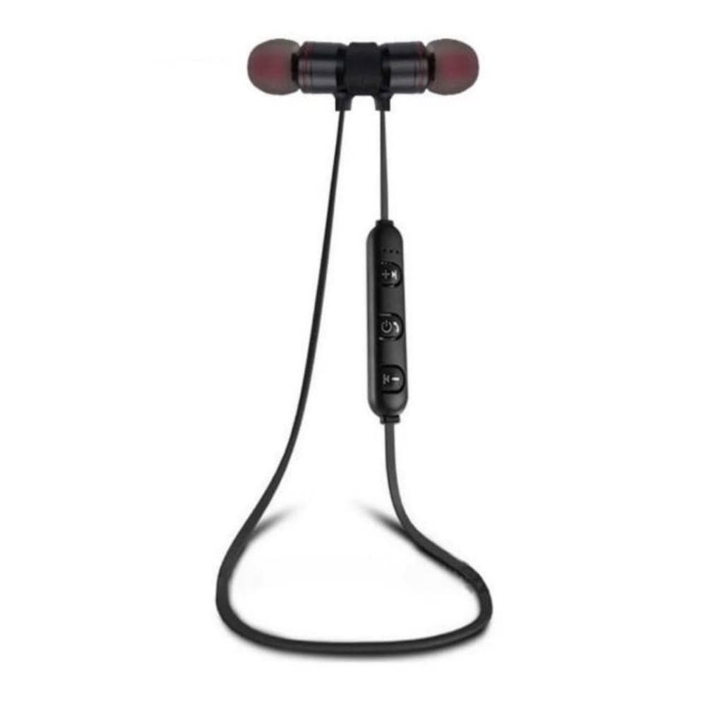 台灣現貨 磁吸金屬運動藍牙耳機 防水 防汗 入耳式 立體聲音質 iphone 安卓 藍芽無線耳機 藍芽4.1 一拖二 中