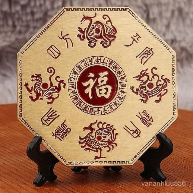 黃銅浮鵰天官賜福鎮宅擺件客廳桌麵裝飾品開業喬遷禮物金屬工藝品