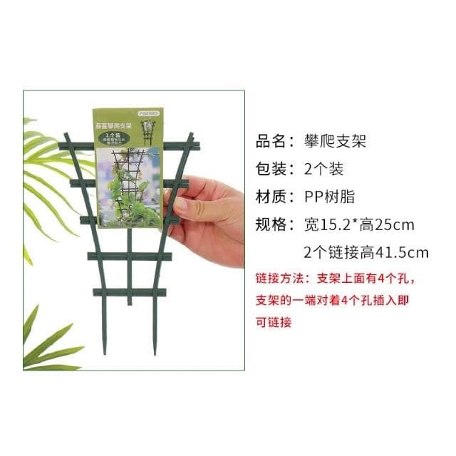 扇形爬藤支架 一組兩片 園藝植物盆栽蝴蝶蘭藤蔓陽台室內固定支架 觀賞植物爬藤網網架