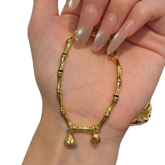 手鍊手鏈節節高升女款通勤百搭調節式款蓮蓬輕奢小眾高級感手鏈時尚百搭手鏈手環手鐲可調整大小精緻甜美手鍊情侶手繩送禮禮物