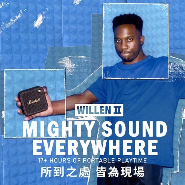 Marshall Willen II 二代迷你攜帶式藍牙喇叭【好勢露營】攜帶式搖滾 輕鬆掛帶系統 迷你藍芽音響