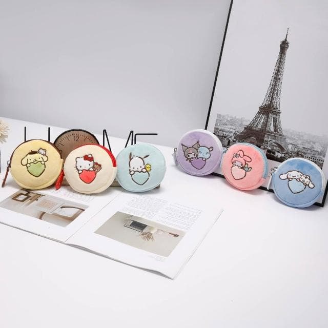 【PG 美人網】三麗鷗Sanrio 悠活時光系列 零錢包-大耳狗/凱蒂貓/酷洛米/美樂蒂/帕恰狗/布丁狗