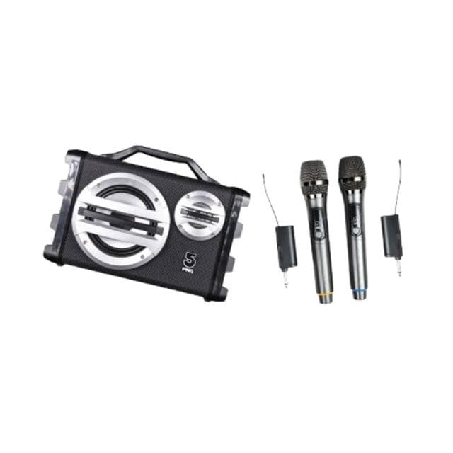 【ifive】三合一戶外聲霸SK055-無線麥克風組合(音響 唱歌 K歌 藍芽喇叭 露營 營火晚會 聚會 紓壓 音樂播放器)