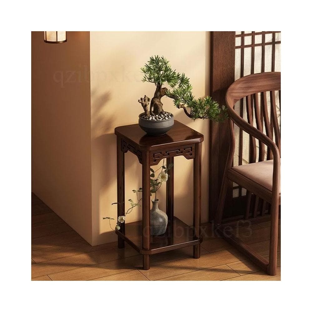 室內盆景托架 實木花台展架 陽台植物花台 擺放架 實木植物架 小型花盆 盆栽展示架 室內綠蘿花幾 高