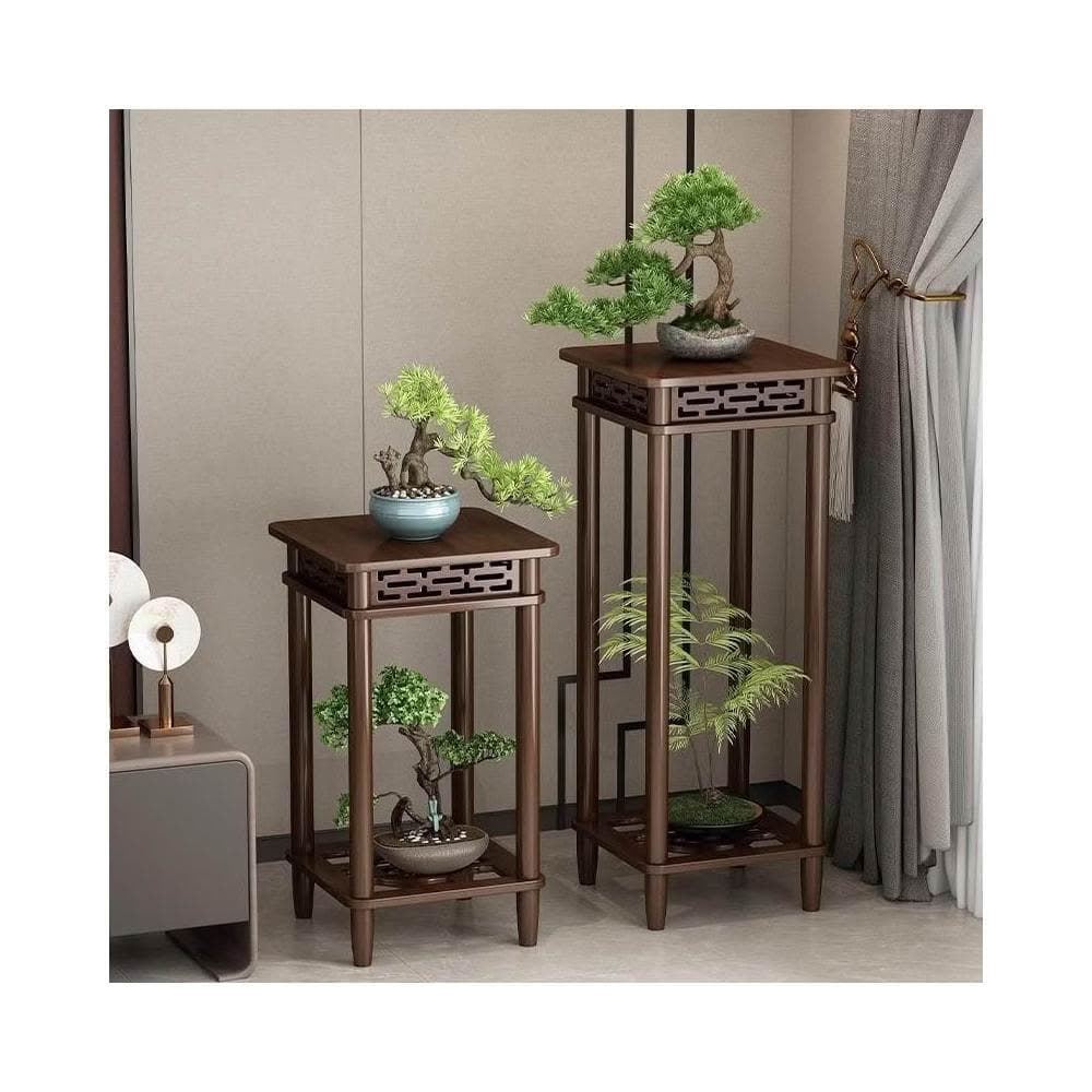 實木花架 植物架 盆栽架 裝飾架 藝品架 花瓶架 財位桌 花臺 四方花臺 花臺櫃 花架 花盆擺件