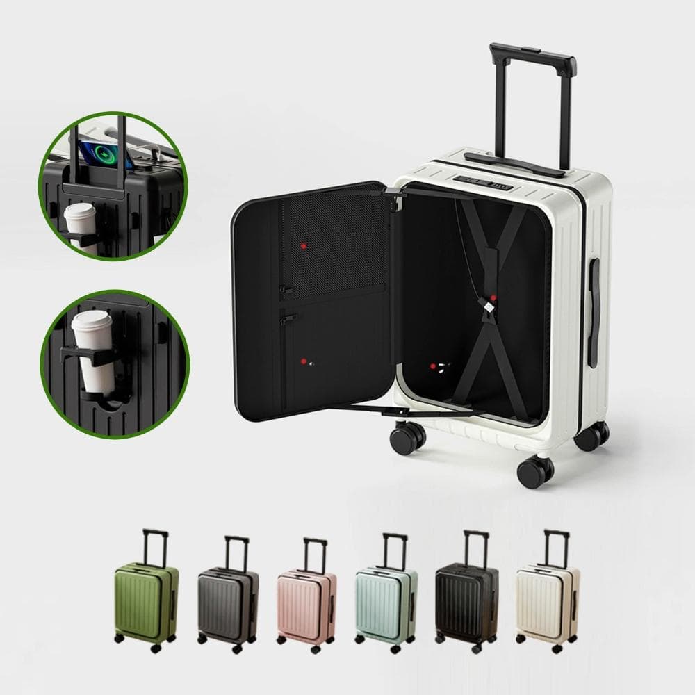 前開式行李箱 側開式行李箱 防爆拉鍊 旅行箱 登機箱 超大行李箱 20吋 24吋  26吋