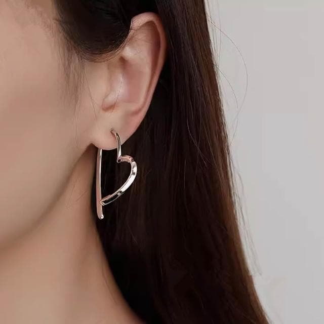 🎗飾間首飾鋪 愛心耳環銀針耳飾