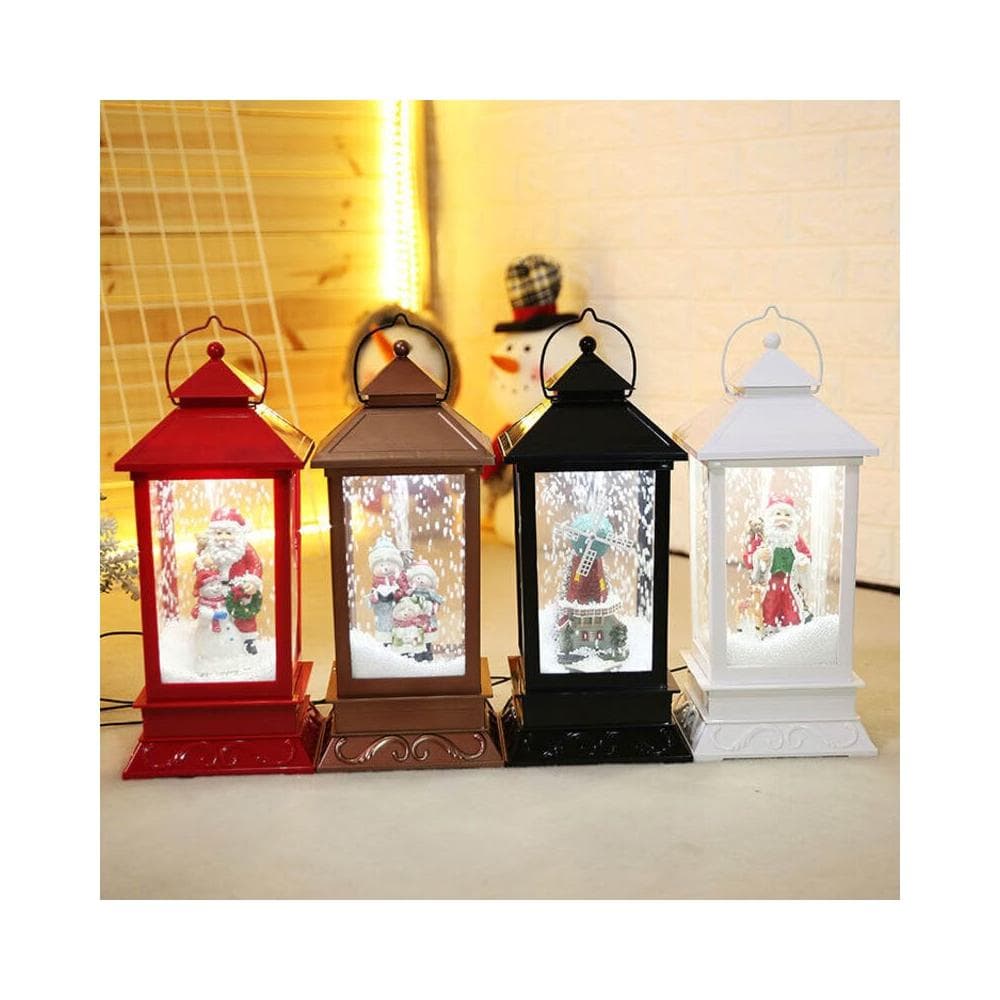 聖誕裝飾品創意飄雪音樂擺燈節慶布景道具聖誕禮物 mkk