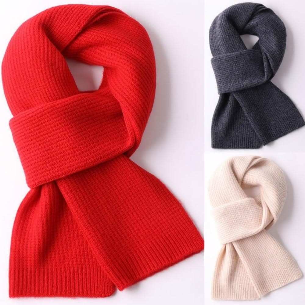 【米蘭精品】現貨+預購 頂級100%羊毛圍巾圍脖秋冬季加絨厚磅保暖針織圍巾休閒-針織情侶格子男女配件74mi1