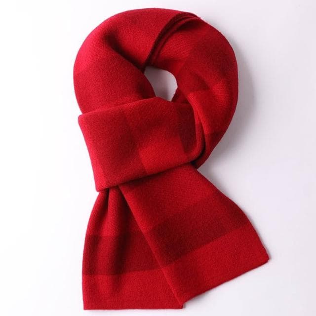 【米蘭精品】現貨+預購 頂級100%羊毛圍巾圍脖秋冬季加絨厚磅保暖針織圍巾休閒-純色甜美男女配件74mi8