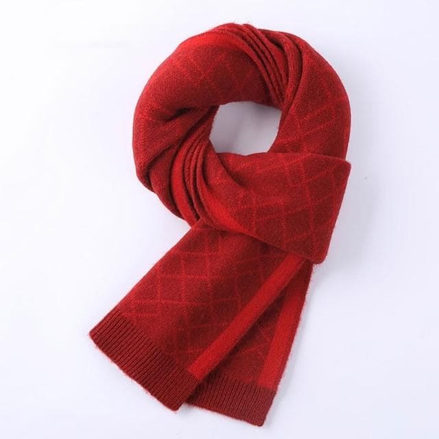 【米蘭精品】現貨+預購 頂級100%羊毛圍巾圍脖秋冬季加絨厚磅保暖針織圍巾休閒-日韓甜美風男女配件74mi7