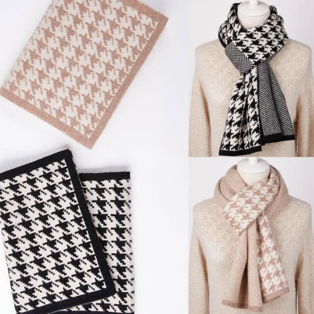 【米蘭精品】現貨+預購 頂級100%羊毛圍巾圍脖秋冬季加絨厚磅保暖針織圍巾休閒-時尚披肩男女配件74mi13