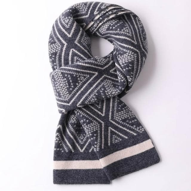 【米蘭精品】現貨+預購 頂級100%羊毛圍巾圍脖秋冬季加絨厚磅保暖針織圍巾休閒-針織情侶格子男女配件74mi14