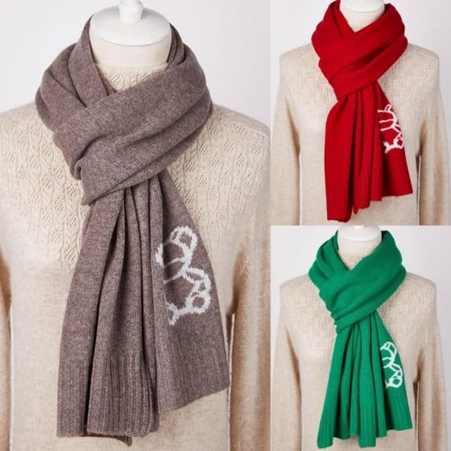 【米蘭精品】現貨+預購 頂級100%羊毛圍巾圍脖秋冬季加絨厚磅保暖針織圍巾休閒-小熊甜美風男女配件74mi15