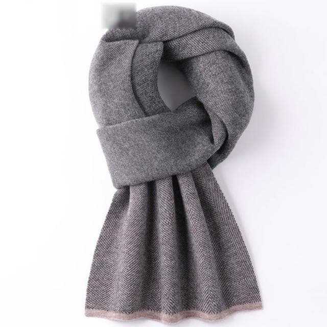 【米蘭精品】現貨+預購 頂級100%羊毛圍巾圍脖秋冬季加絨厚磅保暖針織圍巾休閒-時尚穿搭加厚男女配件74mi19